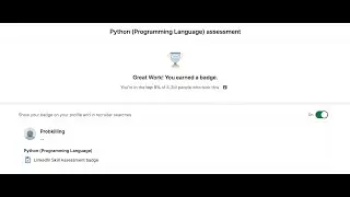 linkedin assessment quiz answers python 2023|python linkedin test answers