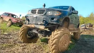 SUBARU поспорил OFF ROAD BMW X5 и УАЗами на бездорожье