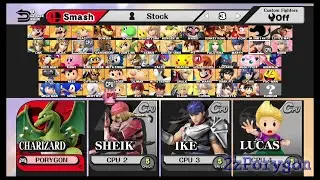 Super Smash Bros Wii U - All stages gameplay