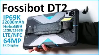 Bereit für die Apokalypse! Fossibot DT2 - Robustes Outdoor Tablet riesigen Akku - /moschuss