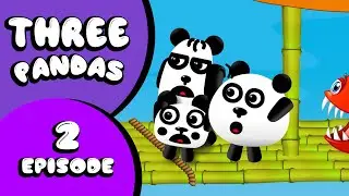 3 Pandas River Quest! | Episode 2 | Cartoons for kids