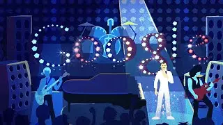 Freddie Mercury Google Doodle