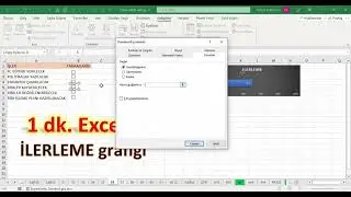 Excel 1 Dakika - İLERLEME Grafiği