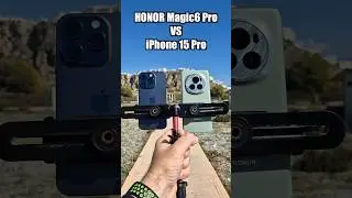 HONOR Magic6 Pro VS iPhone 15 Pro - 10X ZOOM TEST