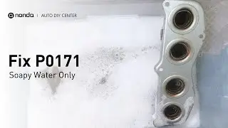 How to Fix P0171 Engine Code with Soapy Water Only