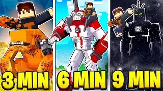 A CADA 3 MINUTOS VIRAMOS um ALIEN MAIS FORTE de BEN 10 no MINECRAFT !! ‹ Ine ›