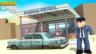 ⛽ Benzin İstasyonu Açtık! (Battık) ⛽ | Gas Station Simulator | Roblox Türkçe