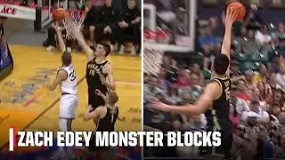 Zach Edey BLOCK PARTY in first half vs. No. 11 Gonzaga | ESPN College Basketball