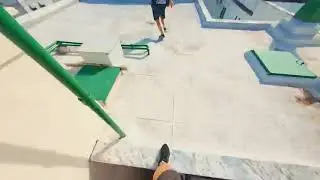 menakjubkan parkour di atap rio de jenairo