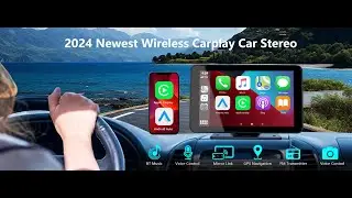 Wireless Car Stereo Compatible with Apple CarPlay and Android