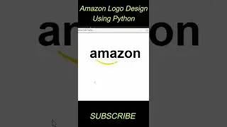 Amazon Logo Design Using Python 😎🔥| Python Turtle Graphics 