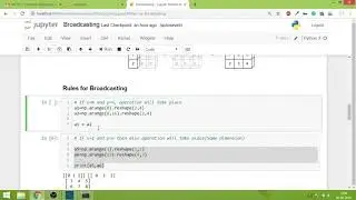 Numpy Part 12 - Broadcasting