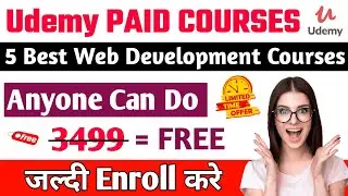 Web development Free Course With Certificate | Free Udemy Courses 5 April 2022 | Html | JavaScript