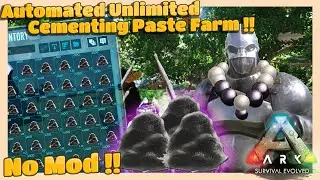 How to get Cementing Paste | CP ( Farm 2022 ) in ARK Survival Evolved