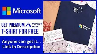 Microsoft Azure FREE T-SHIRT | FRT Program | Swags and Goodies #microsoft #Azure #free_tshirt