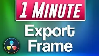 How to Save Frame as Image in Davinci Resolve | Export Frame Tutorial