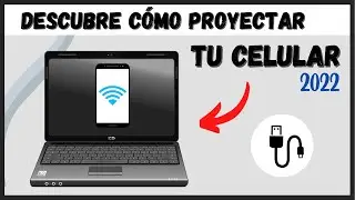 ✅ Como Compartir Pantalla Android a mi PC con cable USB  Proyectar Celular Sin Internet No HMDI 2022