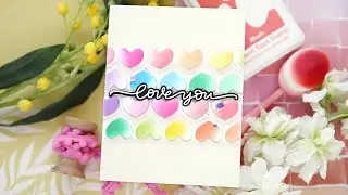 [Blending to the high heavens!] + cool tip for perfect placement in a Love card!