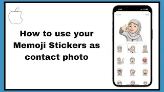 Cara guna Memoji Sticker sendiri di Photo Contact [eng sub]