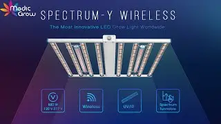 Medic Grow Spectrum Y Wireless LED Grow Light - Revolutionary Design for Commercial Grow