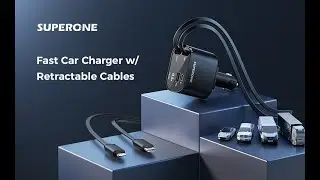 SUPERONE Retractable Car Charger