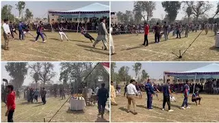 tug of war competition - Annual sports festival 2023 at Govt College samundri #sports #festival