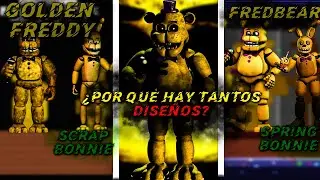 ¿Por Qué Hay Tantos Diseños de Golden Freddy y Fredbear? || Teoría FNaF | Five Nights At Freddy’s