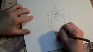 Julie Draws Stimpy