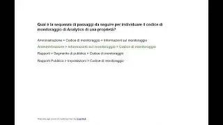 Esame Google Analytics per principianti | Risposte agli esami #examroll