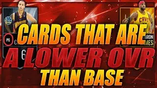 CARDS THAT ARE A LOWER OVERALL THAN BASE!! EP.2!!! RARE CARDS!!NBA LIVE MOBILE!!!