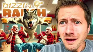 WOLF IM RESTAURANT! | DIZZI's RANCH