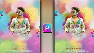 Day 28-100 day of editing challenge | Picarts Photo Editing |Picsart Holi Special Photo Editing