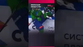 Канадский нападающий казанского "Ак Барса" Петан вылетел за борт #спорт #шс #хоккей