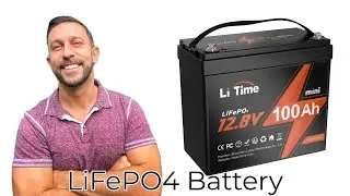 LiTime 12V 100Ah Mini LiFePO4 Lithium Battery