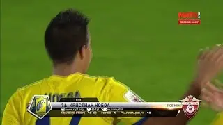 Christian Noboas goal. FC Rostov vs CSKA | RPL 2016/17