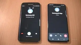 WhatsApp Incoming & Outgoing call at the Same Time Samsung Galaxy S7 edge+A40