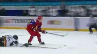 Russia - Germany 7:0 U20 IIHF WJC 2013 █ Россия - Германия Молодежный чм