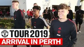 Manchester United | Tour 2019 | Arrival In Perth | Perth Glory live on MUTV!