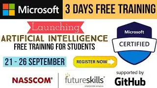 Microsoft Free Online Training with FREE CERTIFICATE | Microsoft AI Classroom Series | Data Science