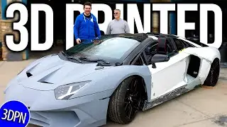 3D Printing a Lamborghini Aventador!