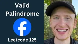 Valid Palindrome - Leetcode 125 - 2 Pointers (Python)