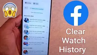 How To Clear Facebook Watch History 2024|| Facebook Watch History Kaise Delete Kare 2024