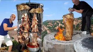 LEVEL 9999 street food in Turkey 🇹🇷- EXTREME MEAT PARTY + Street food tour of Denizli, Turkey