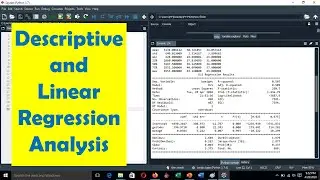 Descriptive and Linear Regression Analysis with Python