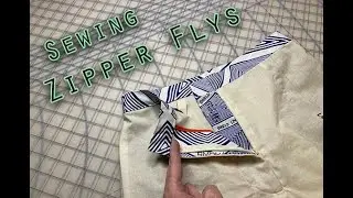 How to Sew a Fly Front Zipper--Super Easy!