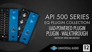 UAD - API 500 series EQ bundle explained (Complete walkthrough)