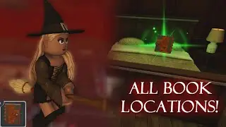 BROOM QUEST! ALL BOOK LOCATIONS! | The Vampire Legacies 2 | ROBLOX