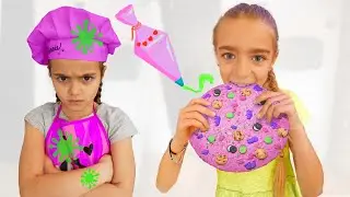 Gisele y Claudia decoran galletas para merendar Las Ratitas videos for kids