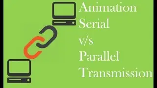 Animation of Serial v/s Parallel Transmission