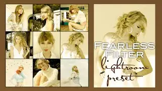 How to do Fearless Filter like Taylor Swift on Lightroom | Fearless Preset